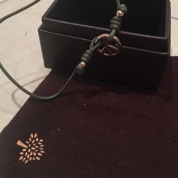 BOHO silver Peace Sign Bracelet