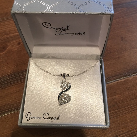 Crystal luxuries jewelry clear and navy crystals!