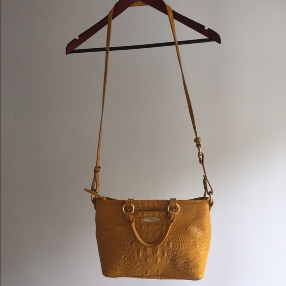 Brahmin Yellow Crossbody Purse