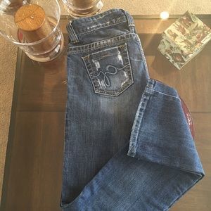 Guess Daredevil Bootcut Jeans (Size 24)