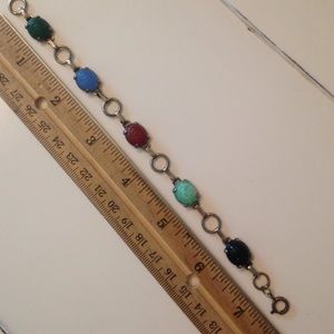 Vintage deco scarab style bracelet