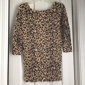 Leopard print sweater