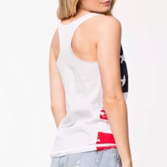 MOVING SALE American Flag Tank Top - Picture 2 of 3