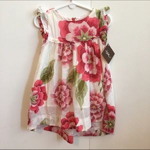 NWT Nordstrom infant girls 18-24 mos floral dress