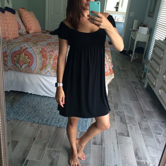 Muse Dresses - Over the shoulder LBD Muse Dresses - Over the shoulder LBD