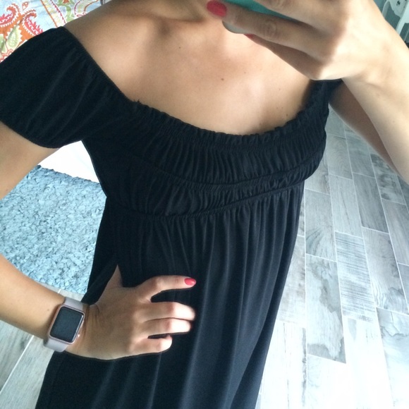 Muse Dresses - Over the shoulder LBD Muse Dresses - Over the shoulder LBD