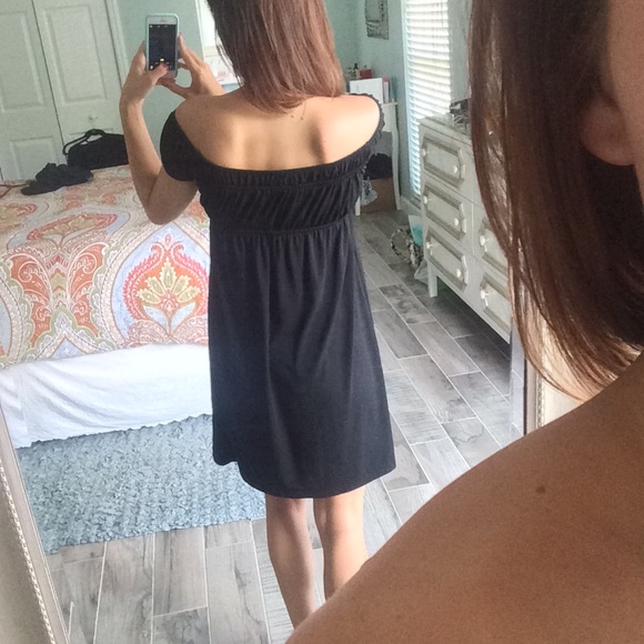 Muse Dresses - Over the shoulder LBD Muse Dresses - Over the shoulder LBD