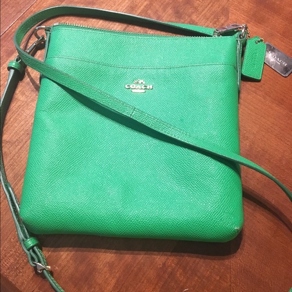Green Coach Crossbody