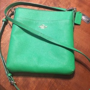 Green Coach Crossbody