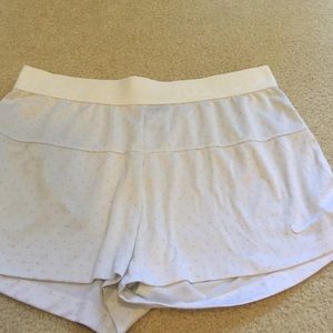 Nike white shorts