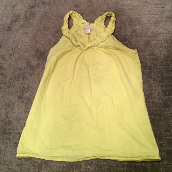 Lime green Ann Taylor Loft top