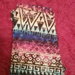 Aztec print leggings