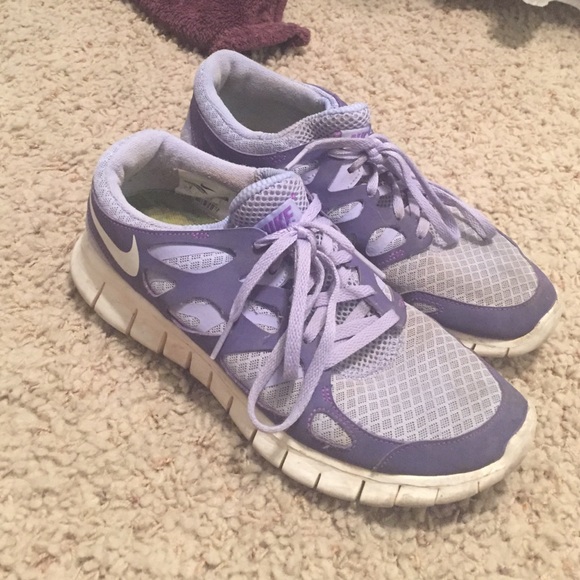 Nike Pirple running shoes.