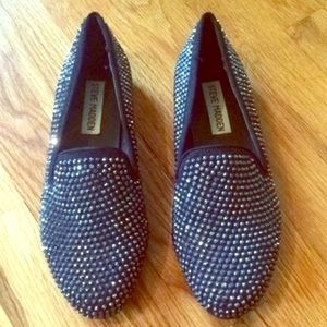Steve Madden Studded Smoking Slipper