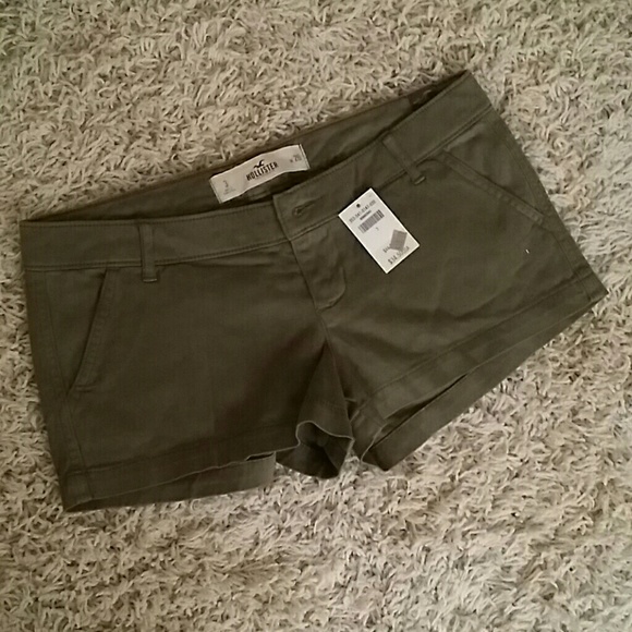 Army green khaki shorts