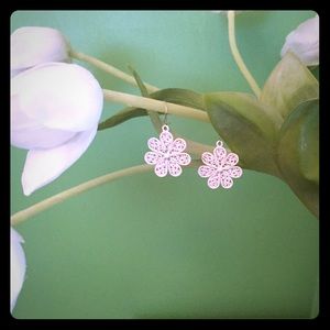 HOST PICK! Ivory flower earrings