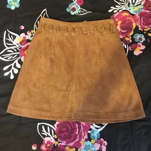 LF suede skirt