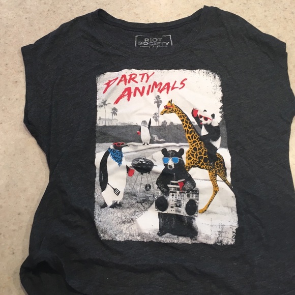 Party animal crop top