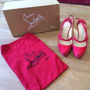SALE!!! Christian Louboutin Mary Jane Sling backs