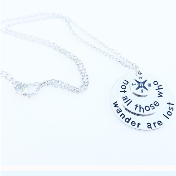 Not All Those Who Wander Necklace - Picture 2 of 4
