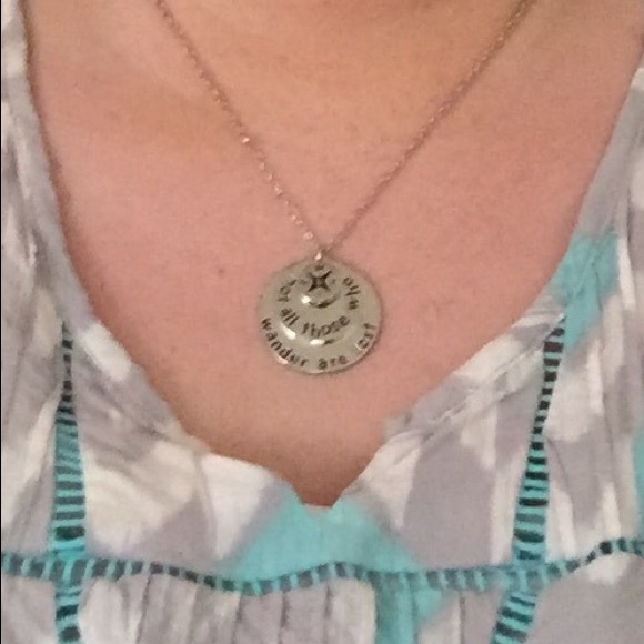 Not All Those Who Wander Necklace - Picture 4 of 4