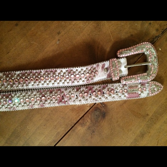 BB Simon western rhinestone belt