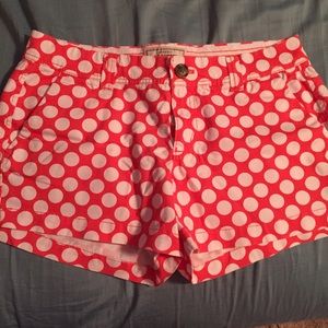 🎉coral polka dot shorts🎉