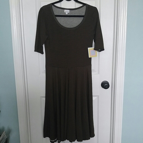 NWT LuLaRoe Nicole striped swing dress