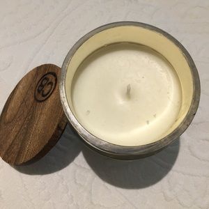 Capri Blue Volcano scented candle in silver glass