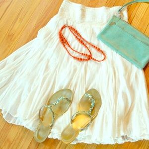 Gauzy white skirt - Fei for Anthropologie