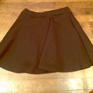 Black Skater Circle Skirt