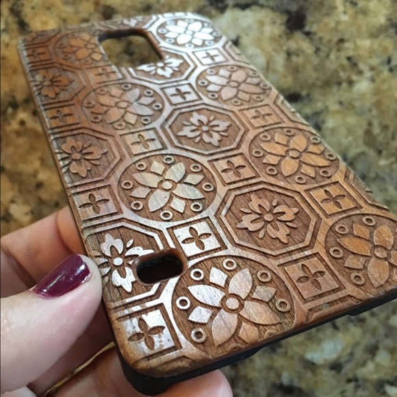 Wood Laser Cut Galaxy S5 phone case