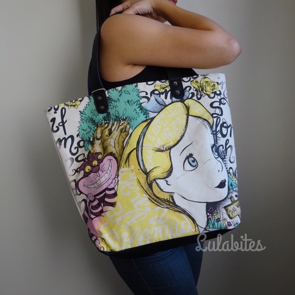 Last Chance Disney Alice in Wonderland Tote bag - Picture 2 of 4