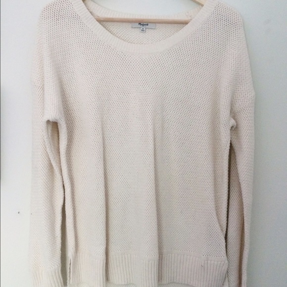 Madewell Knit Cream Sweater