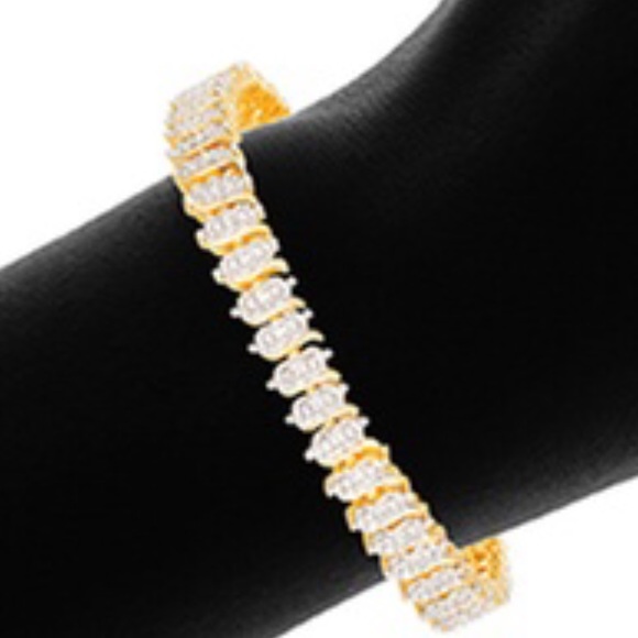 Genuine Diamond Accent Tennis Bracelet - Picture 2 of 2