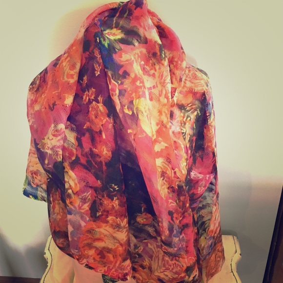 Floral scarf