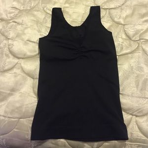 Black control tank top, size M