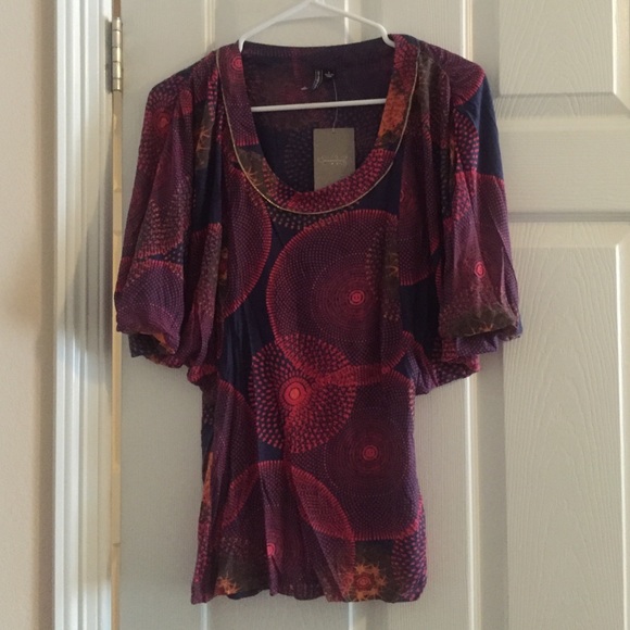 Anthropologie kimono style top/blouse NWT
