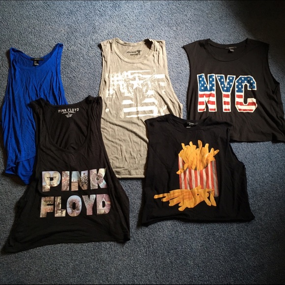 Muscle T Lot- 5 shirt bundle