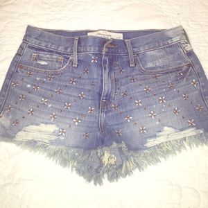 SALE❗️High Waisted Abercrombie & Fitch Jean Shorts