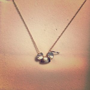Gold Mickey Mouse Necklace with Diamond!