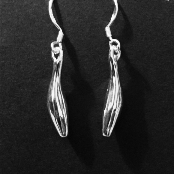 Sterling silver drop earrings