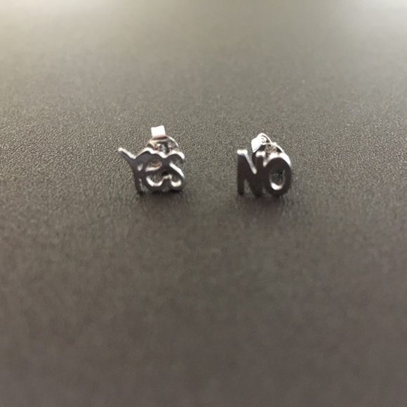 cute YES NO Earrings