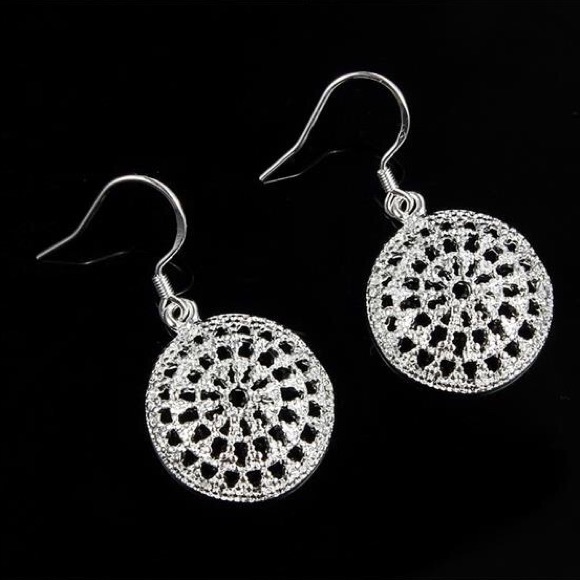 Sterling silver festive earrings