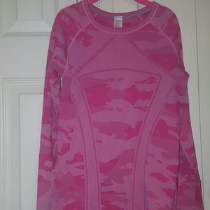Pink Ivviva Swiftly Long Sleeve Camo