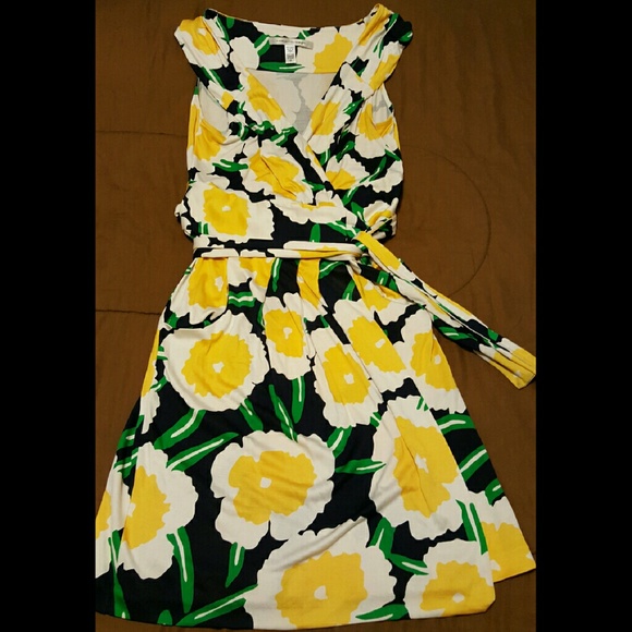 DVF Floral Wrap Dress