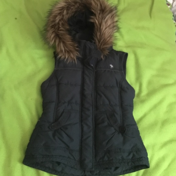 Abercrombie faux-fur vest!