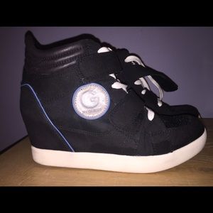 Wedge style sneakers