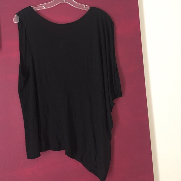 Slouchy black top