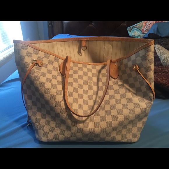 Louis Vuitton Neverfull MM Azur - Picture 2 of 4